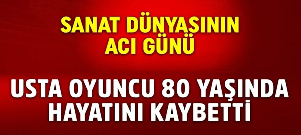 Sanat dünyasının acı günü