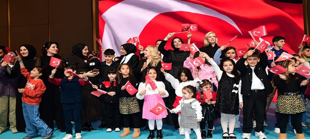 Şehit çocukları ile buluştular